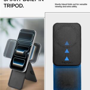 Spigen S314-2 Slim Fold Tripod MagSafe - Magnetic Wallet with Stand Function Black - Image 13
