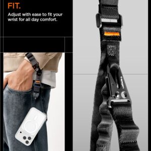 Spigen Universal Wrist Lanyard Strap (Strap 1P) DA30S, juodos spalvos - Image 11