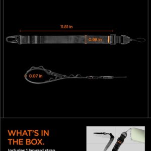 Spigen Universal Wrist Lanyard Strap (Strap 1P) DA30S, juodos spalvos - Image 5