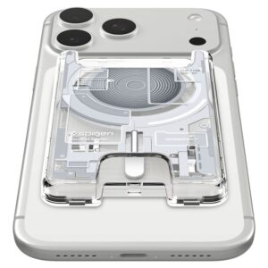 Spigen Ultra Hybrid Wallet MagSafe, zero one baltos spalvos - Image 2