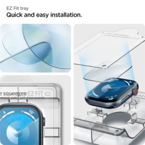 Spigen ELITE SHIELD HYBRID GLASS ”EZ FIT” 2-PACK Apple Watch 10 (42 mm) CLEAR - Image 20