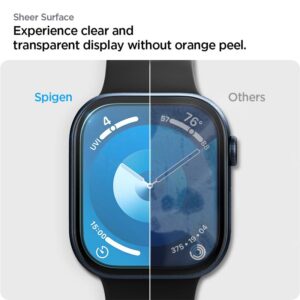 Spigen ELITE SHIELD HYBRID GLASS ”EZ FIT” 2-PACK Apple Watch 10 (42 mm) CLEAR - Image 13