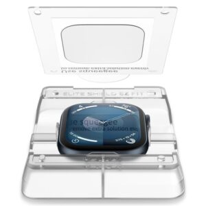 Spigen ELITE SHIELD HYBRID GLASS ”EZ FIT” 2-PACK Apple Watch 10 (42 mm) CLEAR - Image 15