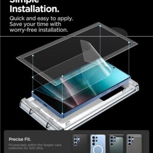 Spigen Elite Shield EZ FIT Hybrid Glass Samsung Galaxy S25 Ultra - Transparent - Image 18