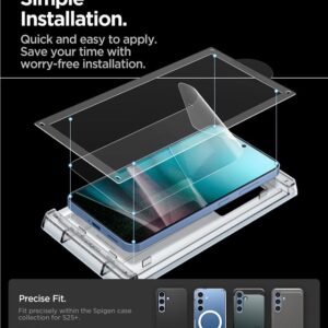 Spigen ELITE SHIELD EZ FIT Hybrid Glass Samsung Galaxy S25 Plus - Transparent - Image 20