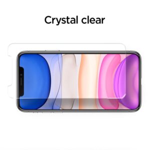 Apsauginis ekrano stiklas Spigen ALM FC Apple iPhone 11 juodos spalvos - Image 11