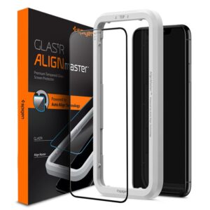 Apsauginis ekrano stiklas Spigen ALM FC Apple iPhone 11 juodos spalvos - Image 10