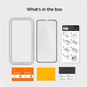 Apsauginis ekrano stiklas Spigen ALM FC Apple iPhone 11 juodos spalvos - Image 15