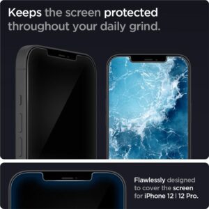 Apsauginis ekrano stiklas Spigen TR "EZ FIT" 2-pack Apple iPhone 12/12 Pro - Image 10