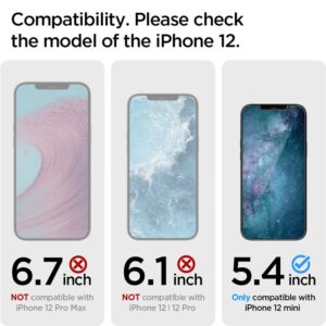 Spigen Glas tR EZ Fit, 2 Pack - Apple iPhone 12 mini - Image 14