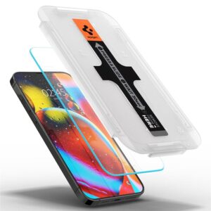 Apsauginis stiklas for iPhone 13 / 13 Pro / 14 with Spigen Glas.tR EZ FIT applicator (2 pcs.) - Image 13