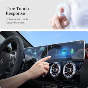 Spigen Mercedes Benz Glass tR EZ Fit Crystal Clear Screen Protector 2 Pack - A-Class 2021/2020 - Image 5