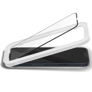 Apsauginis stiklas Spigen ALM GLASS FC Apple iPhone 13 / 13 Pro / 14 su juodos spalvos krašteliu - Image 16