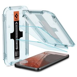 Apsauginis stiklas Spigen GLAS.TR "EZ FIT" 2-pack Samsung Galaxy S22 - Image 10