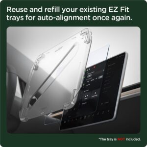 Spigen Tesla EZ Fit Refill Anti Glare Screen Protector 1 Pack -  Tesla Model Y/3 - Image 5