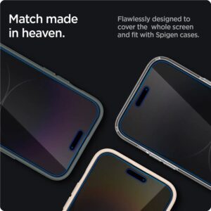 Spigen Glass EZ Fit Privacy 2 Pack - Apple iPhone 14 Pro Max - Image 2