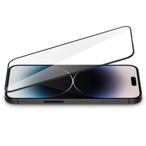 Spigen Glass FC - Apsauginis stiklas skirtas iPhone 14 Pro Max (Black Frame) - Image 5