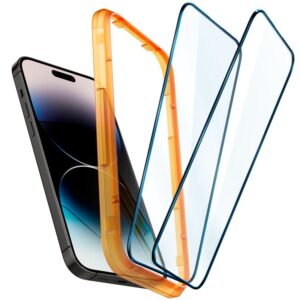 Spigen tR Align Master 2 Pack, FC juodos spalvos - Apple iPhone 14 Pro - Image 19