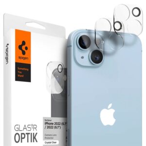 Spigen Glass Optik 2 Pack, clear - Apple iPhone 14/Apple iPhone 14 Plus