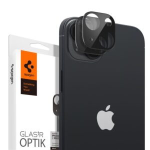 Spigen Glass Optik 2 Pack, juodos spalvos - Apple iPhone 14/Apple iPhone 14 Plus