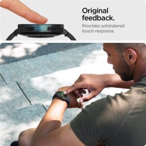 Spigen GLAS.TR EZ FIT 2-Pack - Tempered glass for Samsung Galaxy Watch 4 / 5 44 mm (2 pcs) - Image 11