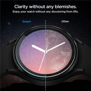 Spigen GLAS.TR EZ FIT 2-Pack - Tempered glass for Samsung Galaxy Watch 4 / 5 44 mm (2 pcs) - Image 13