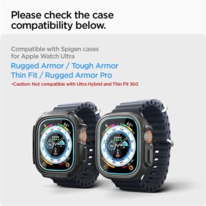 Apsauginis stiklas Spigen GLAS.TR "EZ Fit" 2-pack Apple Watch ULTRA (49 mm) skaidrus - Image 12