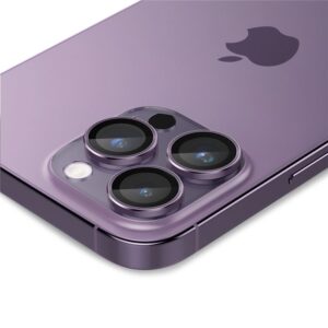 Spigen Glass EZ Fit Optik Pro 2 Pack, deep purple - Apple iPhone 14 Pro/Apple iPhone 14 Pro Max - Image 7
