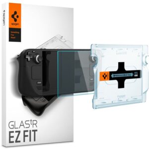Apsauginis stiklas Spigen GLAS.TR "EZ FIT" STEAM DECK CLEAR - Image 5