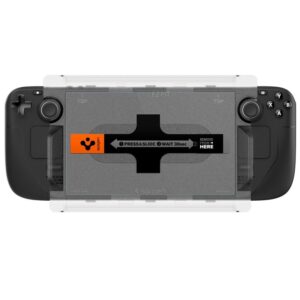 Apsauginis stiklas Spigen GLAS.TR "EZ FIT" STEAM DECK CLEAR - Image 9