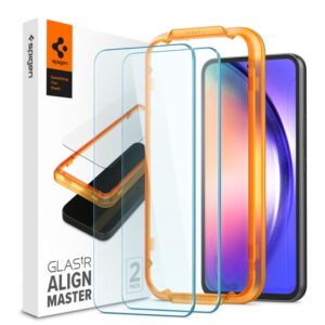 Apsauginis stiklas Spigen ALM GLAS.TR 2-PACK Samsung Galaxy A54 5G CLEAR - Image 10