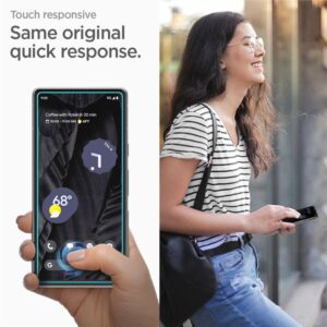 Spigen Alm Glas.TR 2-Pack - Apsauginis stiklas skirtas Google Pixel 7A (Transparent) - Image 13