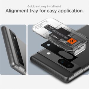 CAMERA COVER Spigen OPTIK.TR ”EZ FIT” CAMERA PROTECTOR 2-PACK GOOGLE PIXEL 7A BLACK - Image 11