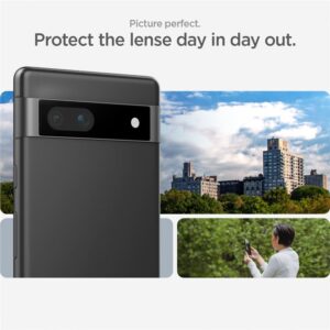 CAMERA COVER Spigen OPTIK.TR ”EZ FIT” CAMERA PROTECTOR 2-PACK GOOGLE PIXEL 7A BLACK - Image 13