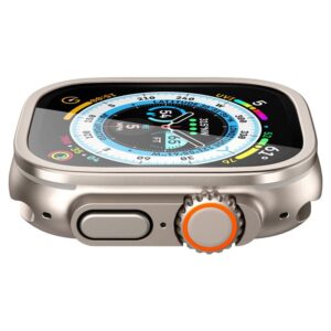 TEMPERED GLASS Spigen GLAS.TR SLIM PRO Apple Watch ULTRA (49 MM) TITANIUM - Image 9