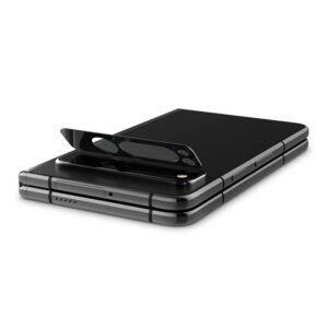 Spigen Glass EZ Fit Optik Pro 2 Pack, juodos spalvos - Google Pixel Fold - Image 11