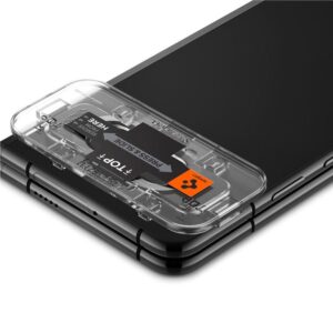 Spigen Glass EZ Fit Optik Pro 2 Pack, juodos spalvos - Google Pixel Fold - Image 12