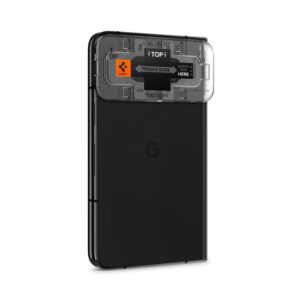 Spigen Glass EZ Fit Optik Pro 2 Pack, juodos spalvos - Google Pixel Fold - Image 5