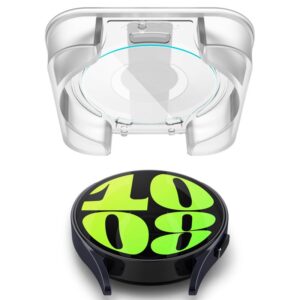 Spigen GLAS.TR EZ FIT 2-Pack - Tempered glass for Samsung Galaxy Watch 6 44 mm (2 pcs) - Image 8
