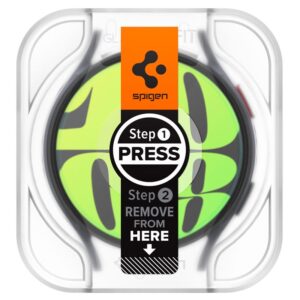 Spigen GLAS.TR EZ FIT 2-Pack - Tempered glass for Samsung Galaxy Watch 6 44 mm (2 pcs) - Image 10
