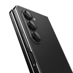 Spigen Glass tR EZ Fit Optik Pro 2 Pack, juodos spalvos - Samsung Galaxy Z Fold5 - Image 16