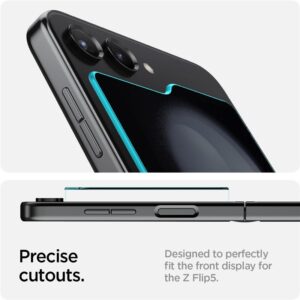 Spigen GLAS.TR EZ FIT 2-Pack - Apsauginis stiklas skirtas Samsung Galaxy Z Flip 5 (2 pieces) - Image 11