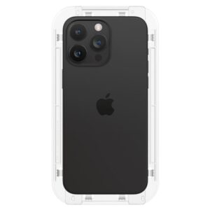 Spigen GLAS.TR EZ FIT FC - Apsauginis stiklas skirtas iPhone 15 Pro (Black Frame) - Image 10