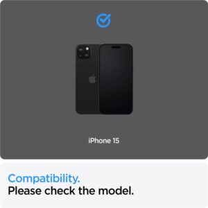 Apsauginis stiklas telefonui Apple iPhone 15 Spigen ALM Glass FC 2-pack juodos spalvos krašteliu - Image 18