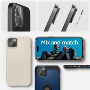 Spigen Glass tR Optik 2 Pack, crystal clear - Apple iPhone 15/15 Plus/14/14 Plus - Image 3