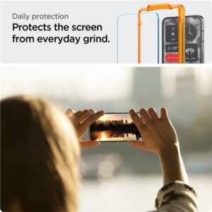 Spigen Alm Glas.TR 2-Pack - Apsauginis stiklas skirtas Nothing Phone 2 (Transparent) - Image 10