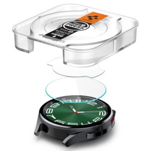 Spigen GLAS.TR EZ FIT 2-Pack - Tempered glass for Samsung Galaxy Watch 6 Classic 47 mm (2 pcs) - Image 11