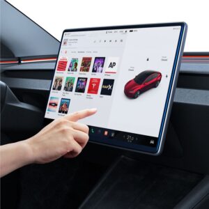 Spigen Tesla EZ Fit Anti Glare Screen Protector 1 Pack, transparency - Tesla Model 3 2024 - Image 12