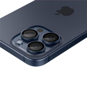 Spigen Optik.tR EZ Fit kameros apsauga skirta Apple iPhone 14 Pro / Pro Max / 15 Pro / Pro Max - Titanium Blue 2 pcs. - Image 14