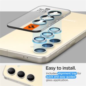 Spigen Glass tR EZ Fit Optik Pro 2 Pack, yellow - Samsung Galaxy S24+ - Image 3